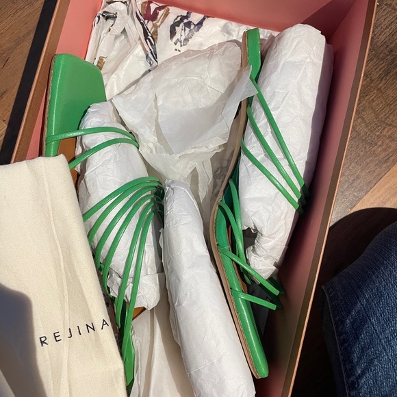 Rejina Pyo Women’s Zoe Leather Sandals Size IT 37 US 7). - Picture 9 of 12